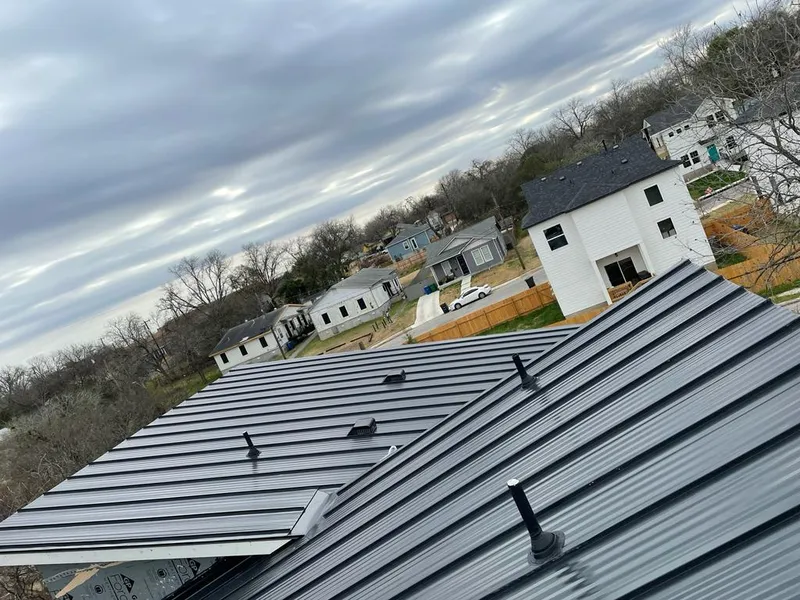 Standing seam metal roof panels with vents for Skylight Repair in Rolling Meadows
